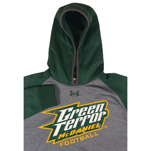 Under Armour Other - Under Armour Storm McDaniel College Green‎ Terror Football Sweatshirt Men's Med